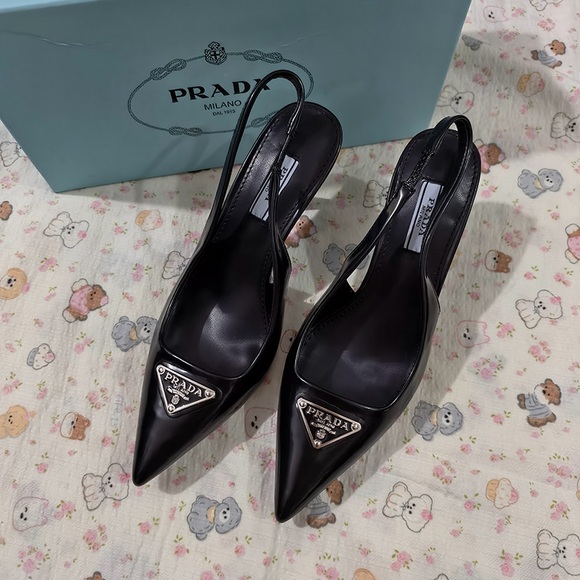 Prada Black High Heels - Picture 1 of 7